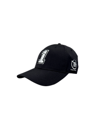 Chastain Black Performance Fabric Velcro Cap