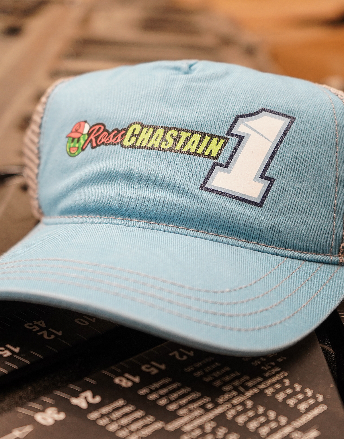 Ladies Ross Chastain #1 Melon Man Glitter Snapback Hat