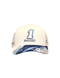 Ross Chastain #1 White Splash Snapback Hat