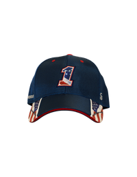 Ross Chastain #1 Americana Navy Snapback Hat