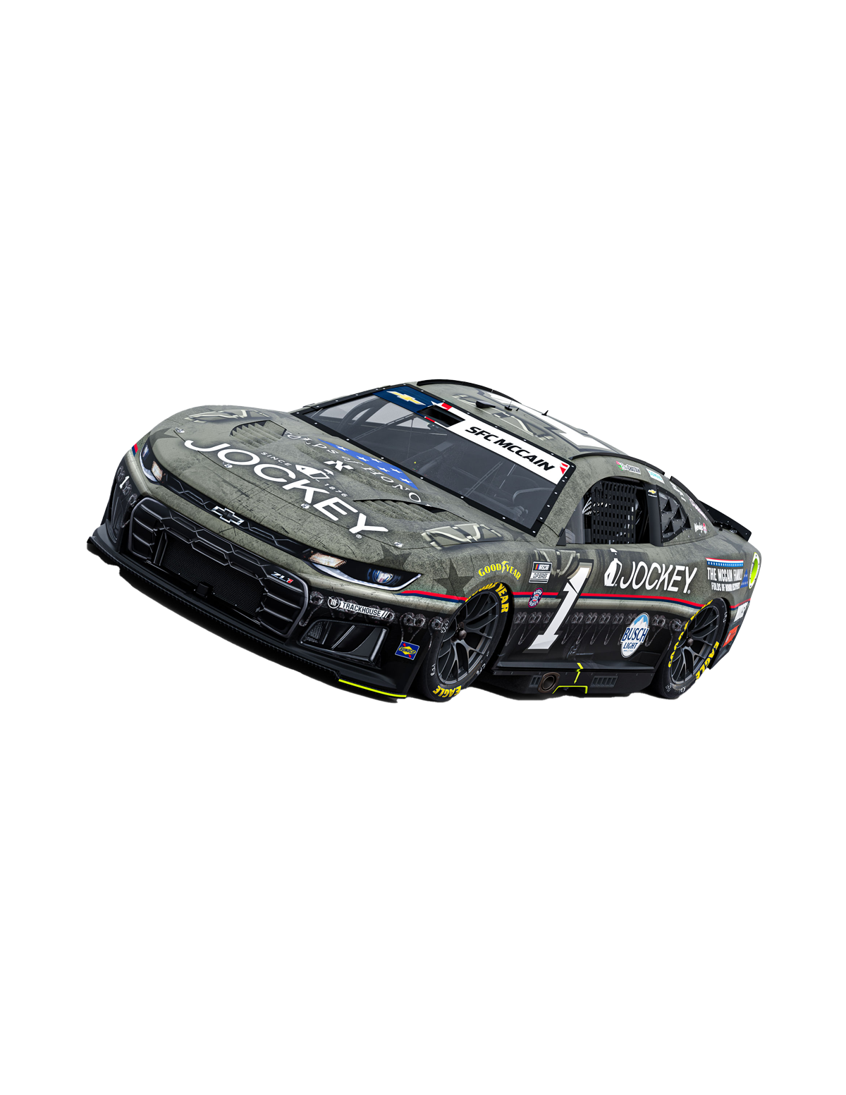 Ross Chastain #1 2026 Jockey Folds Of Honor 1:24 Diecast *PREORDER*