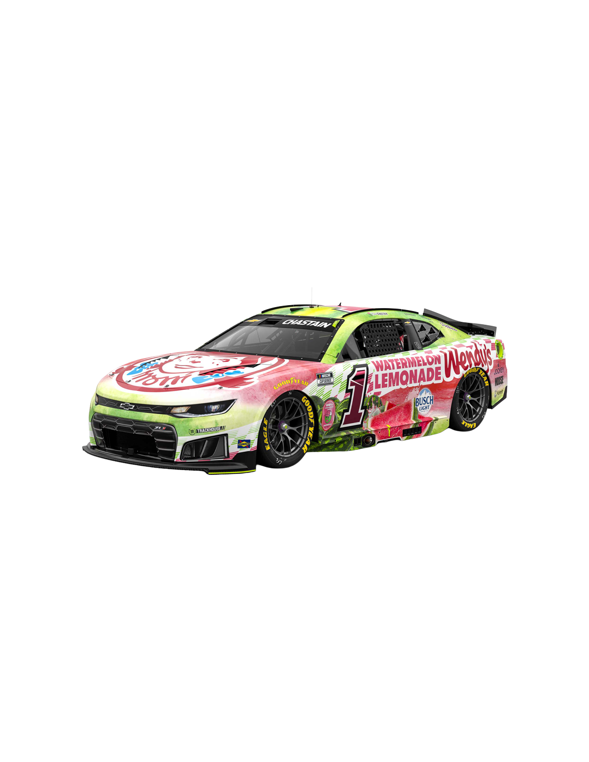 Ross Chastain #1 2026 Wendy's Watermelon Lemonade 1:24 Diecast *PREORDER*