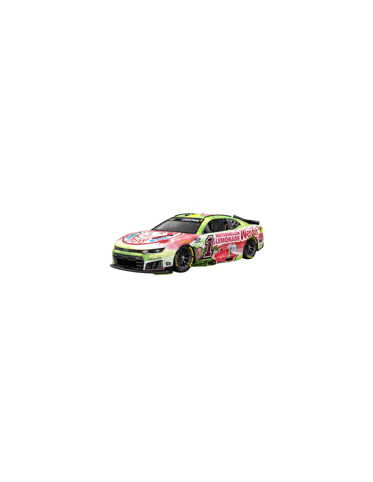 Ross Chastain #1 2026 Wendy's Watermelon Lemonade 1:64 Diecast *PREORDER*