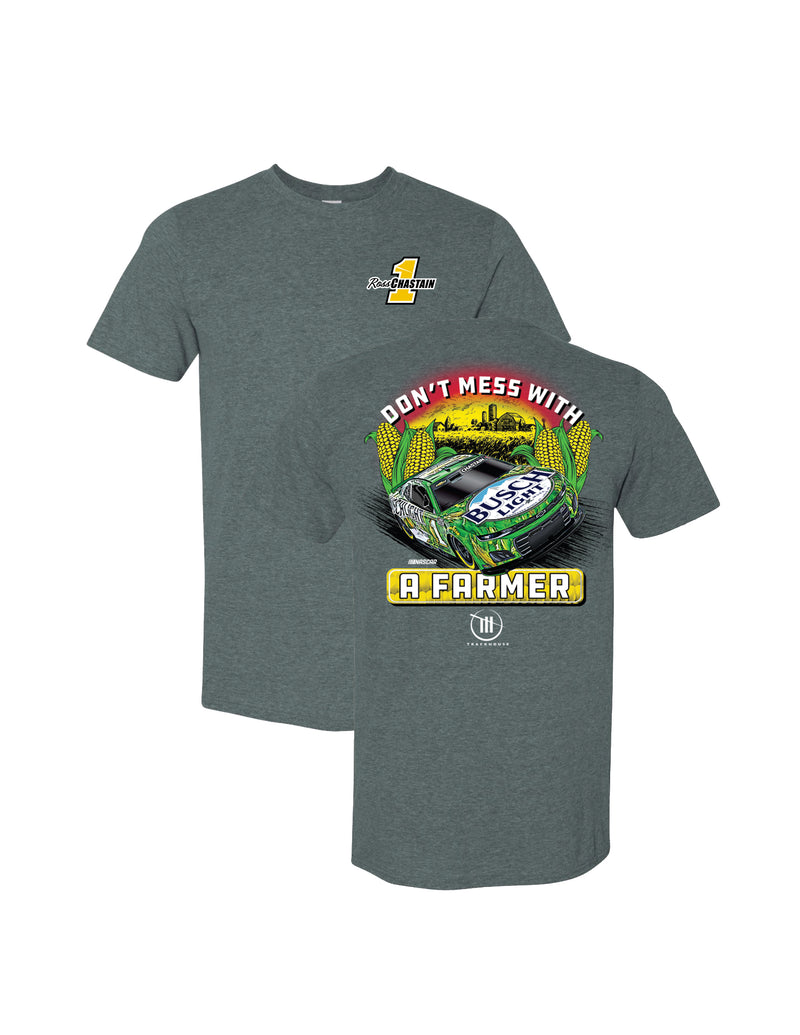 Ross Chastain Don't Mess With A Farmer Busch Light Iowa T-Shirt