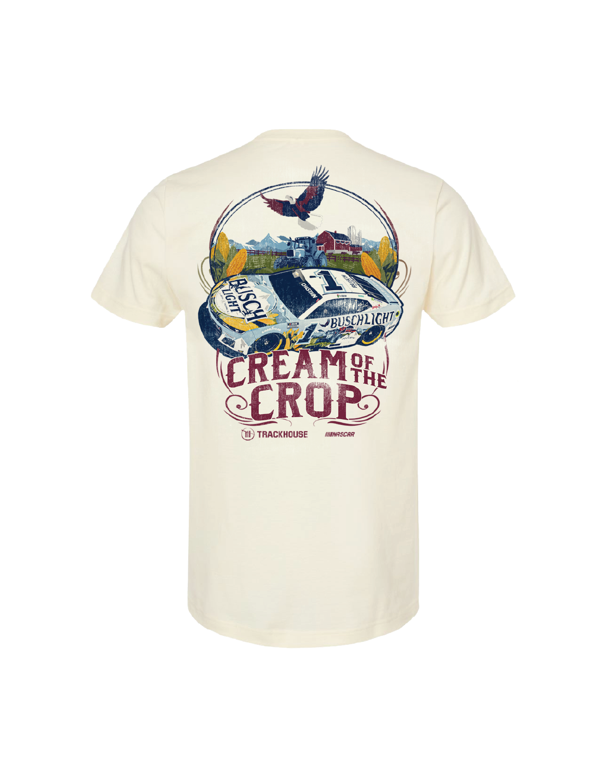 Ross Chastain #1 Busch Light Cream of the Crop T-Shirt