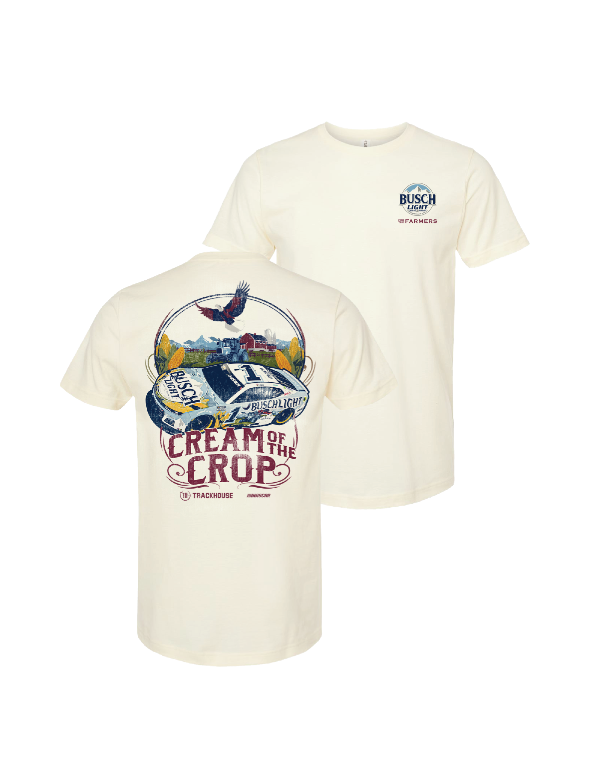 Ross Chastain #1 Busch Light Cream of the Crop T-Shirt