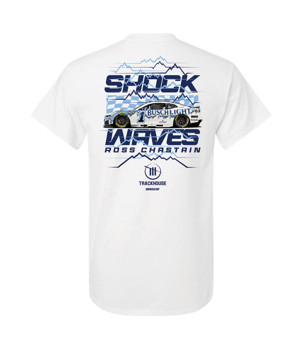 Ross Chastain Busch Light Shock Waves T-Shirt