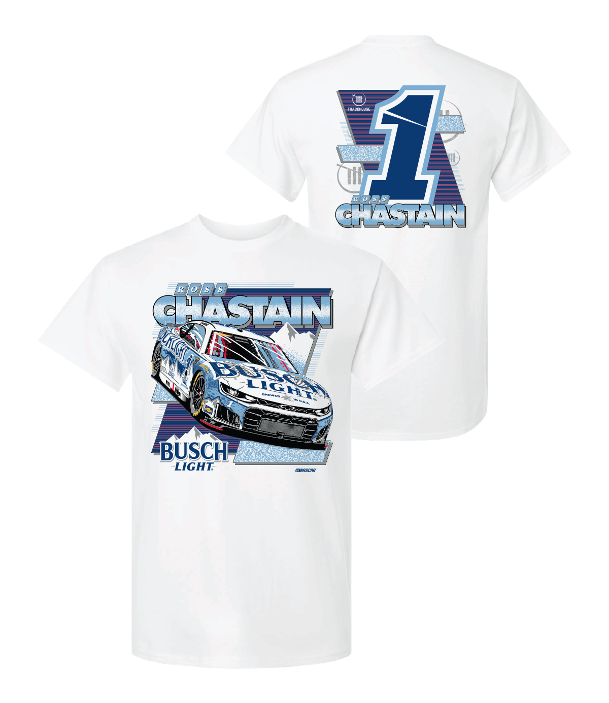 Ross Chastain #1 2026 Busch Light T-Shirt (Pre-Order)