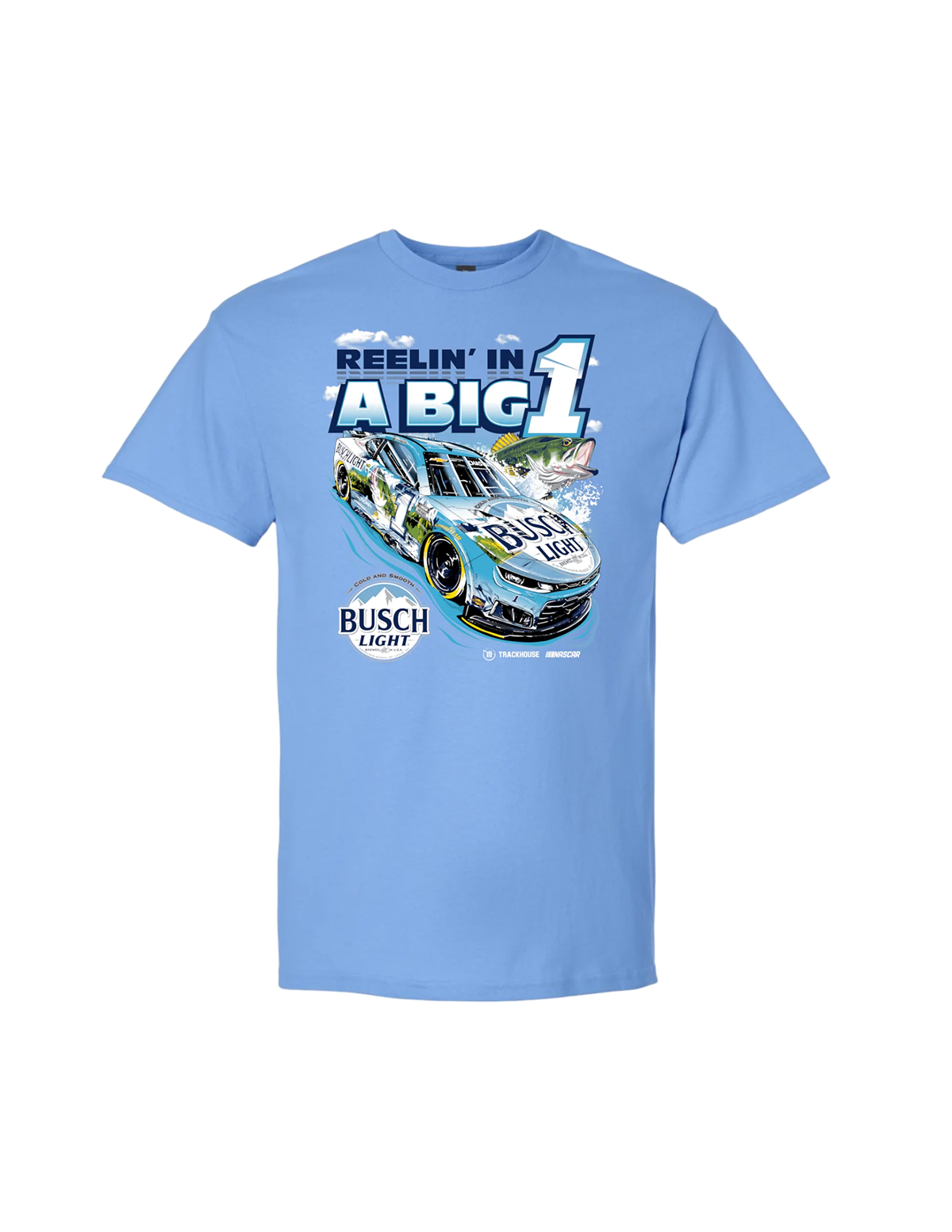 Ross Chastain #1 2026 Busch Light Fishing T-Shirt