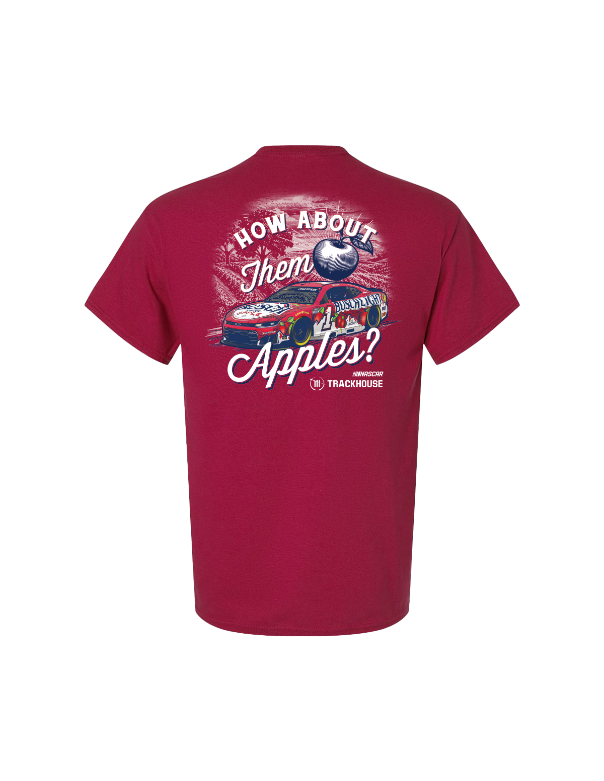 Ross Chastain #1 2026 Busch Light Apple T-Shirt