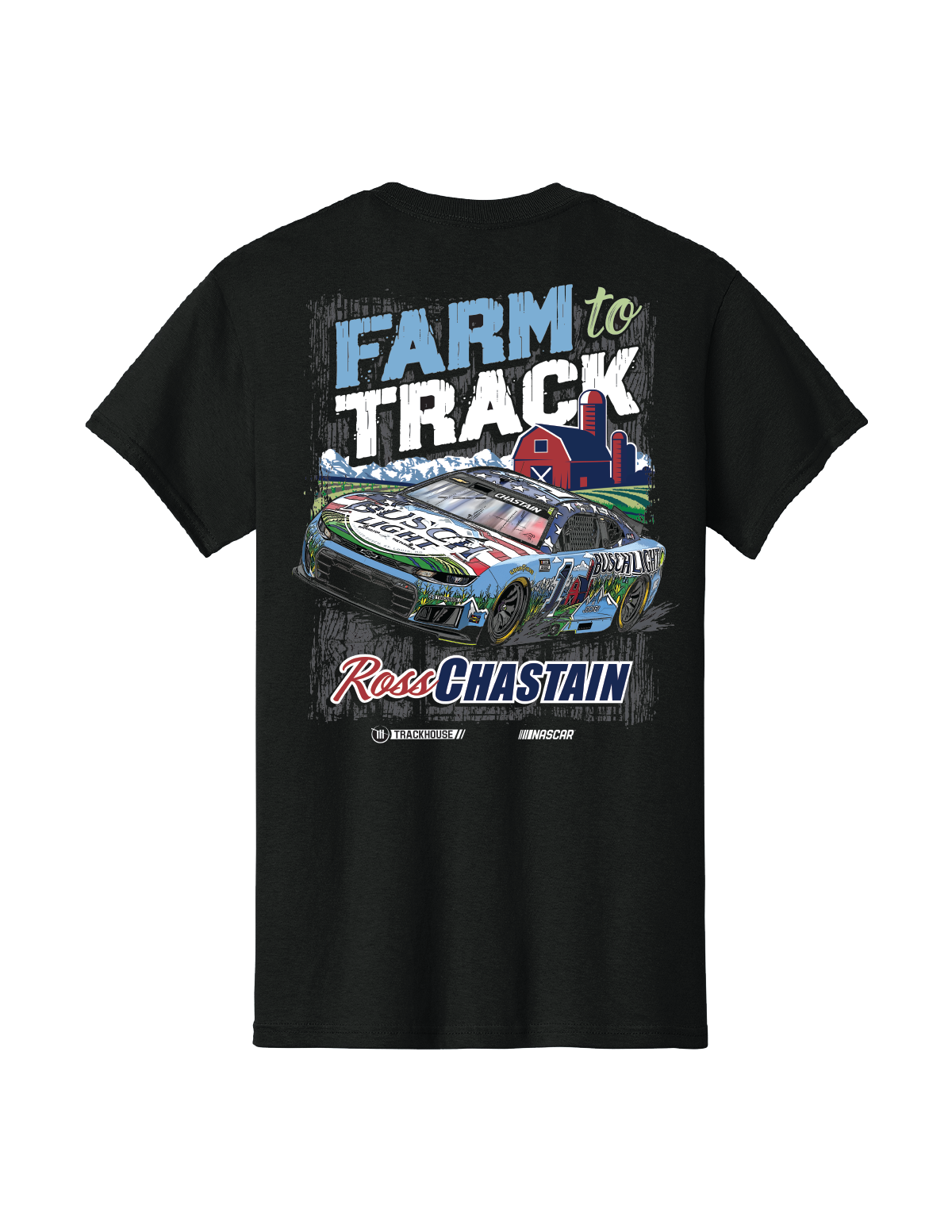 Ross Chastain #1 2026 Busch Light Farming Shirt