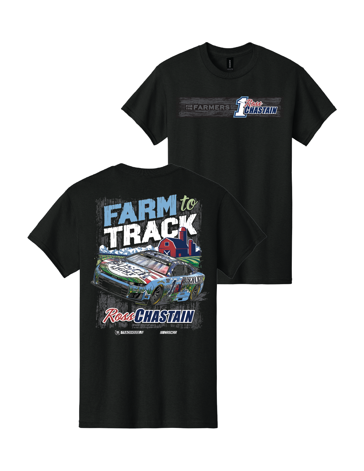 Ross Chastain #1 2026 Busch Light Farming Shirt