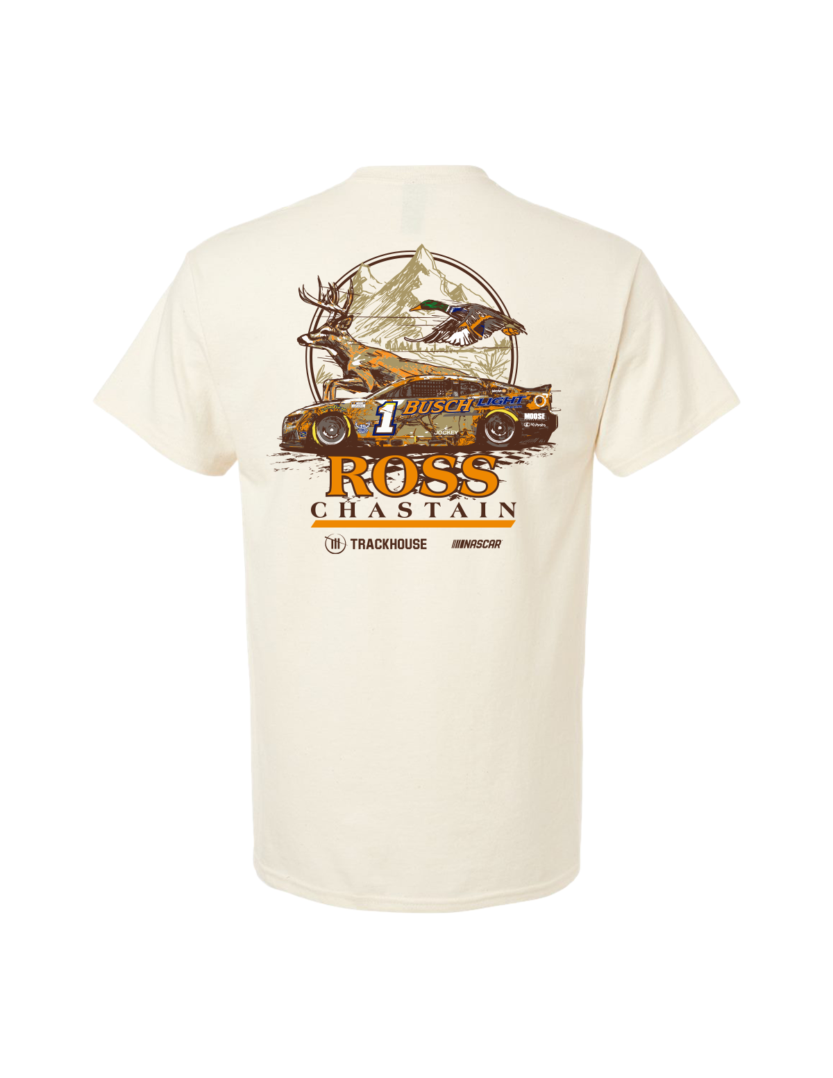 Ross Chastain #1 2026 Busch Light Hunting Talladega T-Shirt