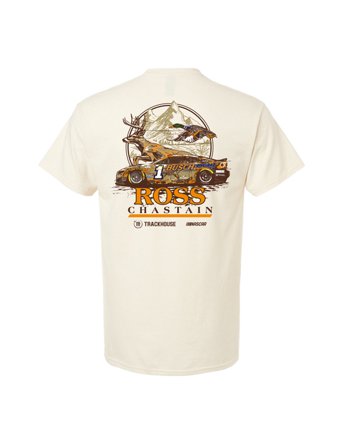 Ross Chastain #1 2026 Busch Light Hunting Talladega T-Shirt