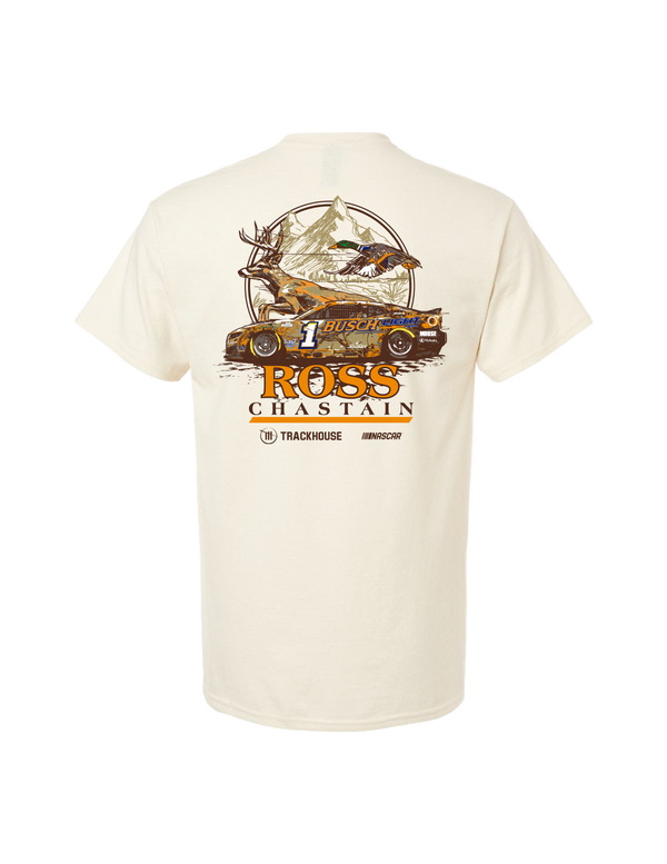Ross Chastain #1 2026 Busch Light Hunting Talladega T-Shirt