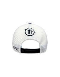 Chastain Busch gorra de malla ligera en blanco y negro