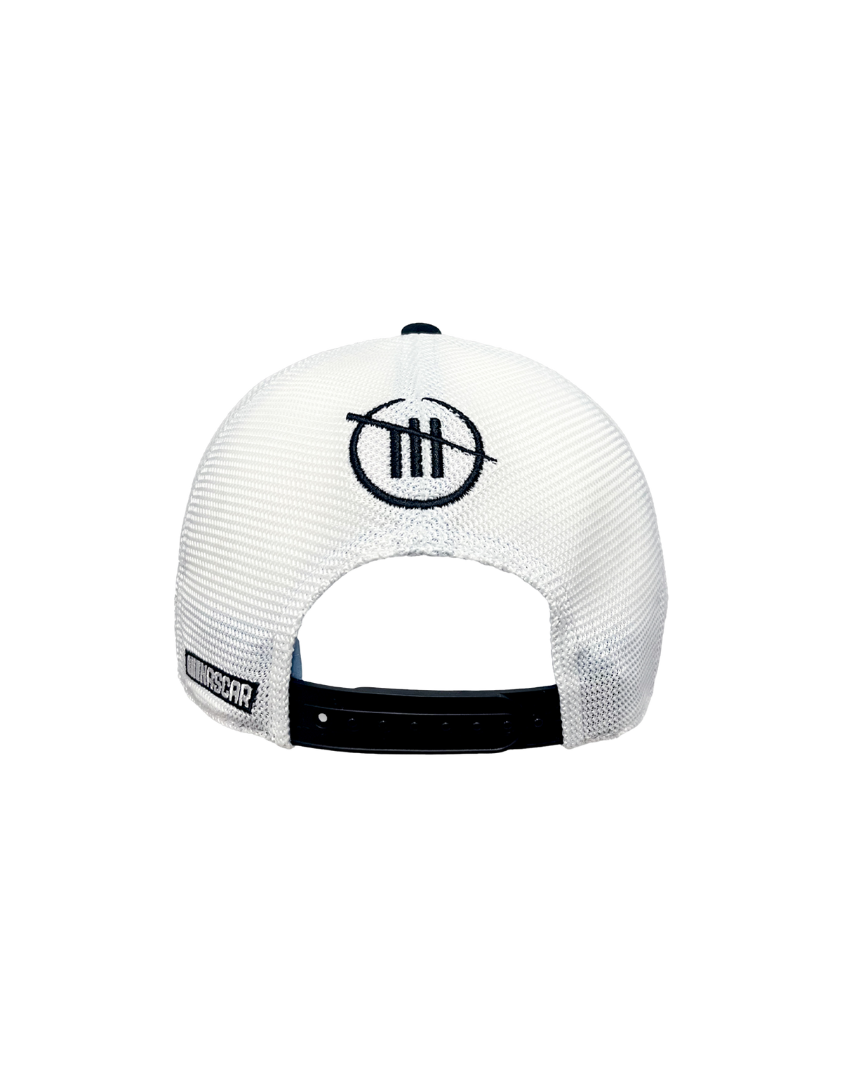 Chastain Busch gorra de malla ligera en blanco y negro