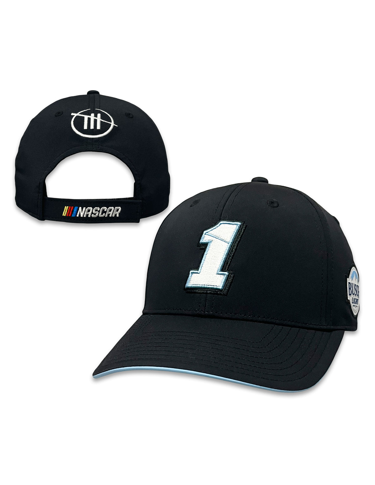 Chastain Busch gorra ligera negra y azul