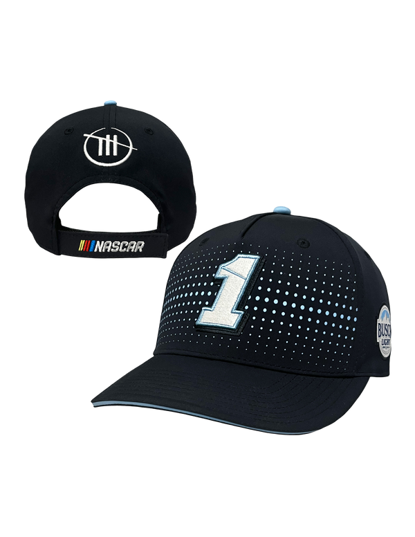 Chastain Busch gorra ligera con degradado en negro y azul