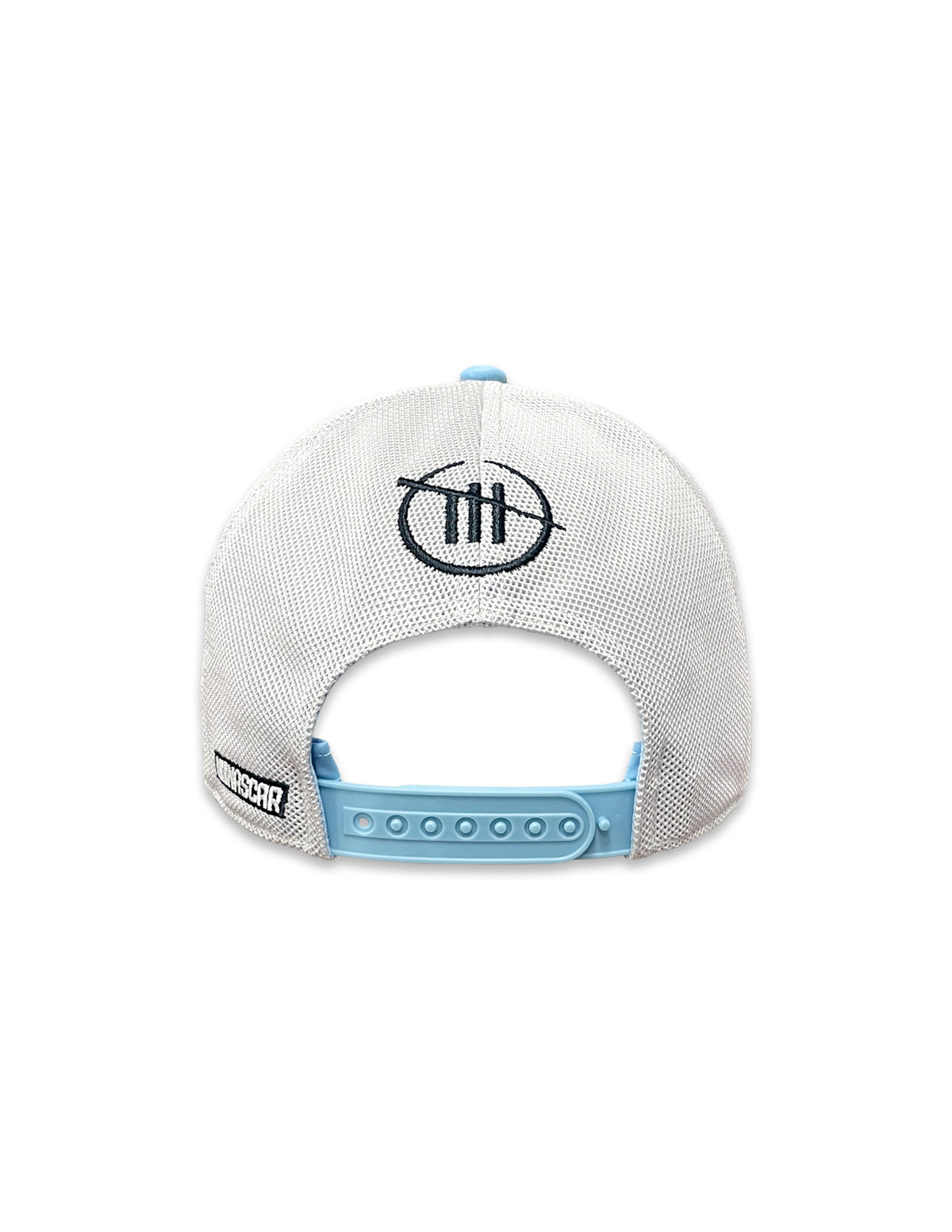 Casquette en maille bleu clair et blanche Chastain Busch