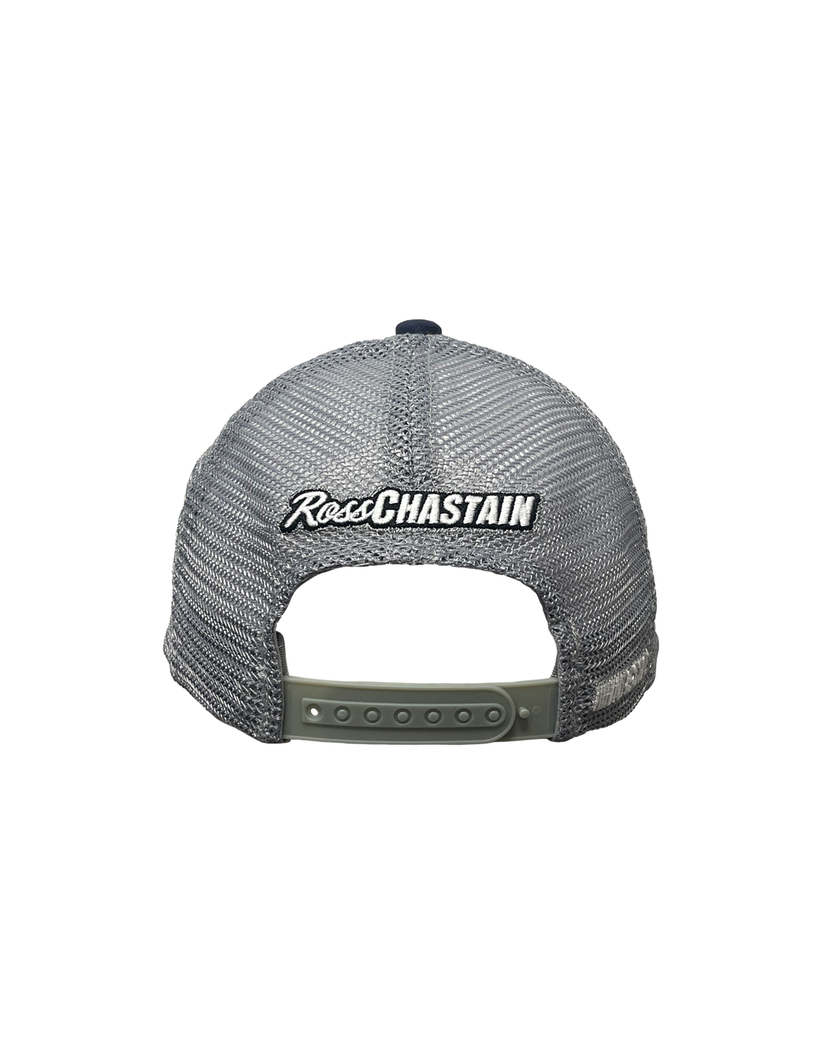 Chastain Busch Light Navy/Grey Mesh Snapback Hat