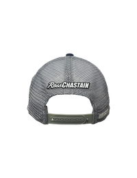 Chastain Busch Light Navy/Grey Mesh Snapback Hat