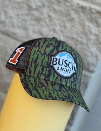 Busch Light #1 Camo/Orange Trucker Hat (Pre-Order)