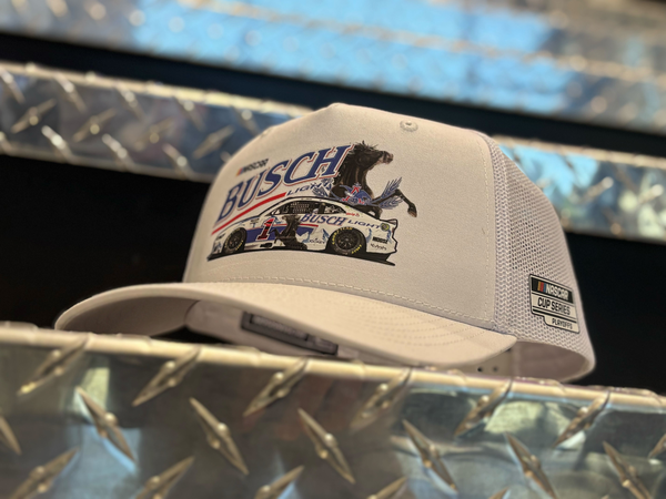 Ross Chastain #1 2025 Busch Light Retro Snapback Playoffs Hat