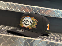 Ross Chastain #1 2025 Busch Light Camo Black Snapback Hat