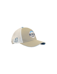 Ross Chastain #1 Busch Light Grey Snapback Hat