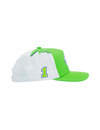 Ross Chastain #1 Busch Light Lime ICON Snapback Hat by Locked Down