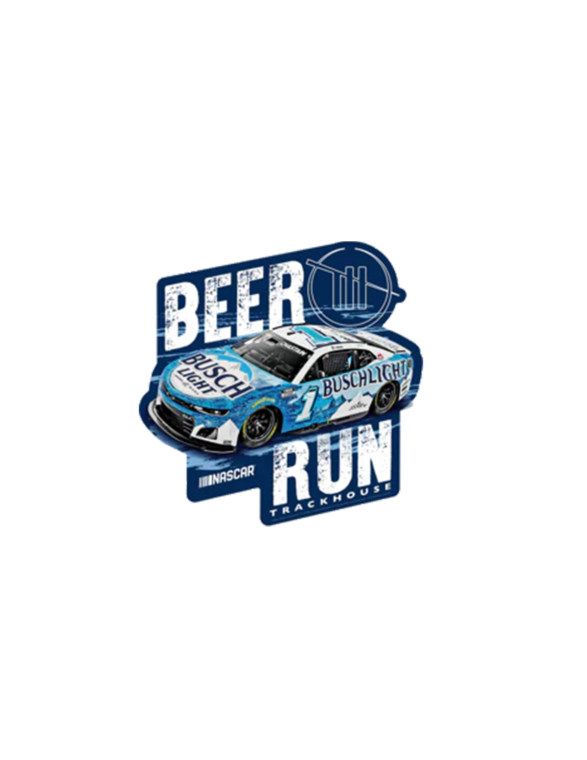 Ross Chastain #1 Busch Light Beer Run Wood Sign