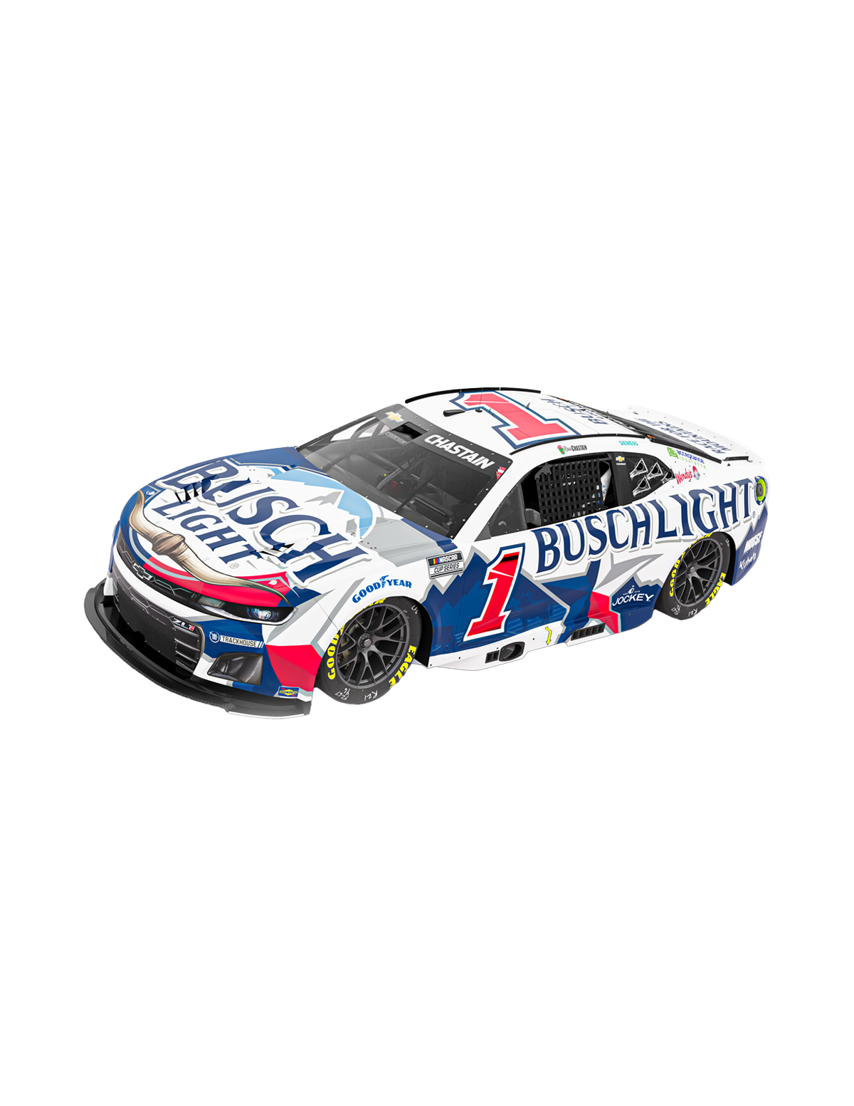 Ross Chastain #1 2025 Busch Light "For The Love of Texas" 1:24 Diecast *PREORDER*