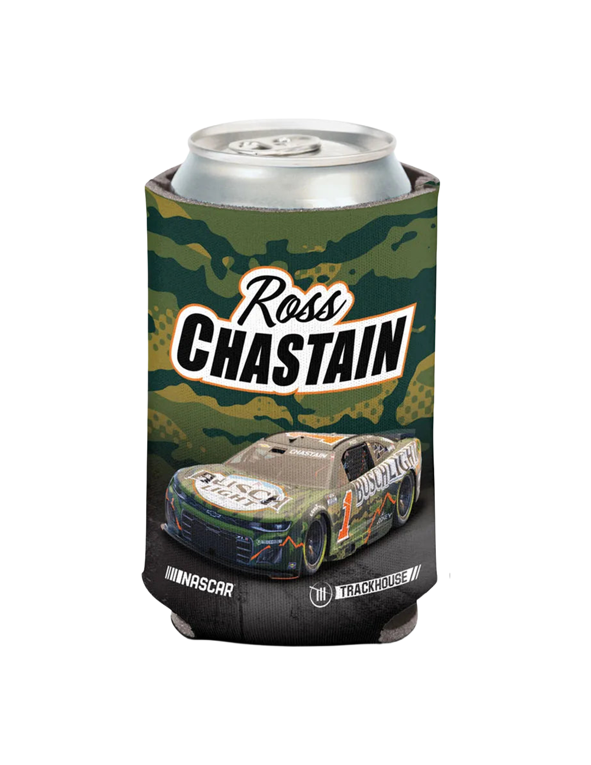 Chastain 2025 Busch Light CAMO 12oz can cooler