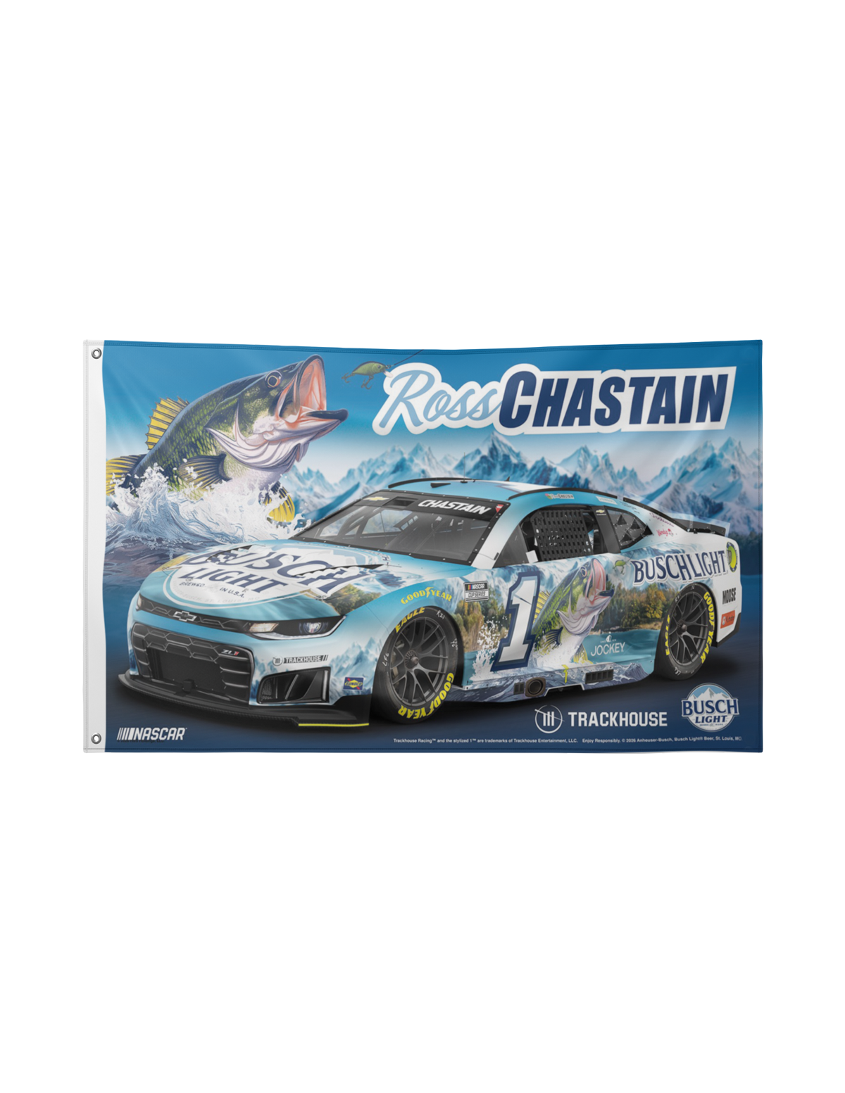 Ross Chastain Busch Light Fishing 3x5 Flag