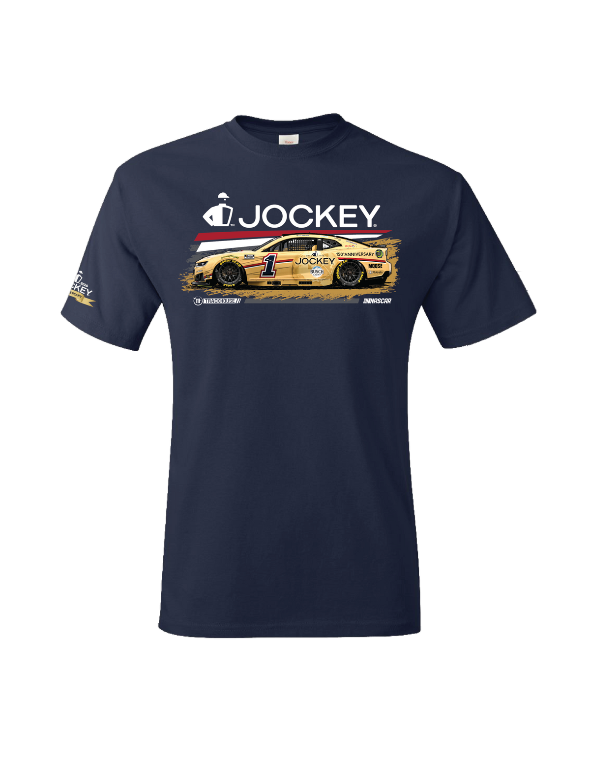 Ross Chastain #1 2026 Jockey 150th T-Shirt