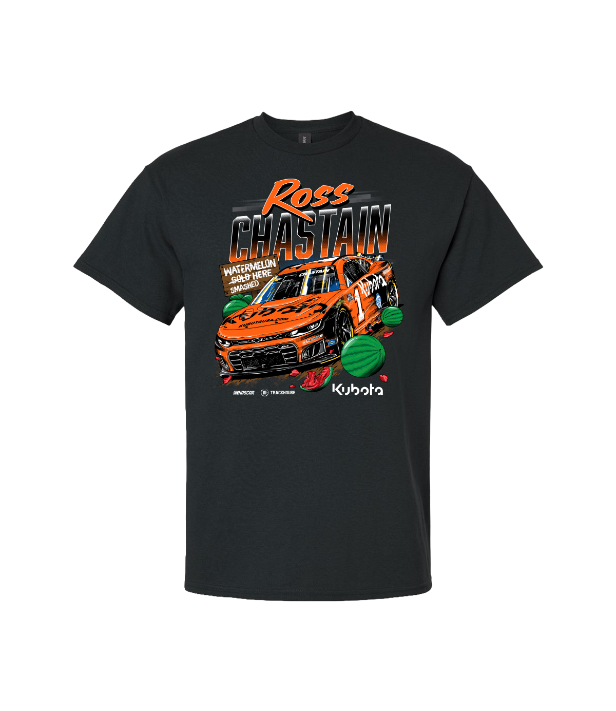 Ross Chastain #1 Kubota "Watermelon Smashed Here T-Shirt