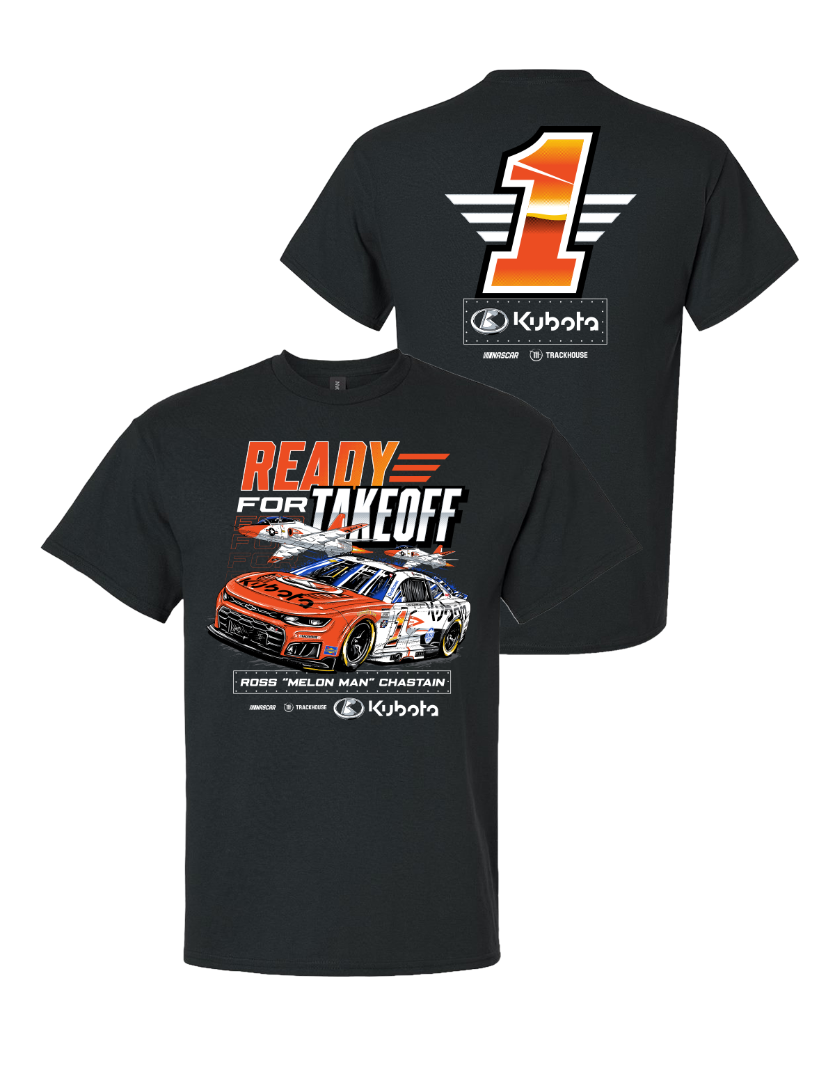 Ross Chastain #1 San Diego Kubota T-45 T-Shirt