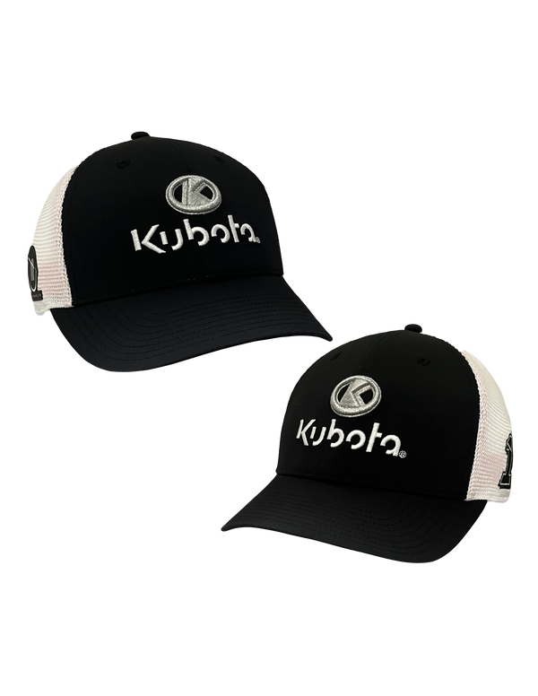 Chastain Kubota Black & White Mesh Snapback