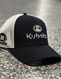 Chastain Kubota Black & White Mesh Snapback