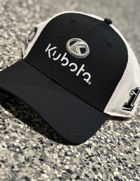 Chastain Kubota Black & White Mesh Snapback