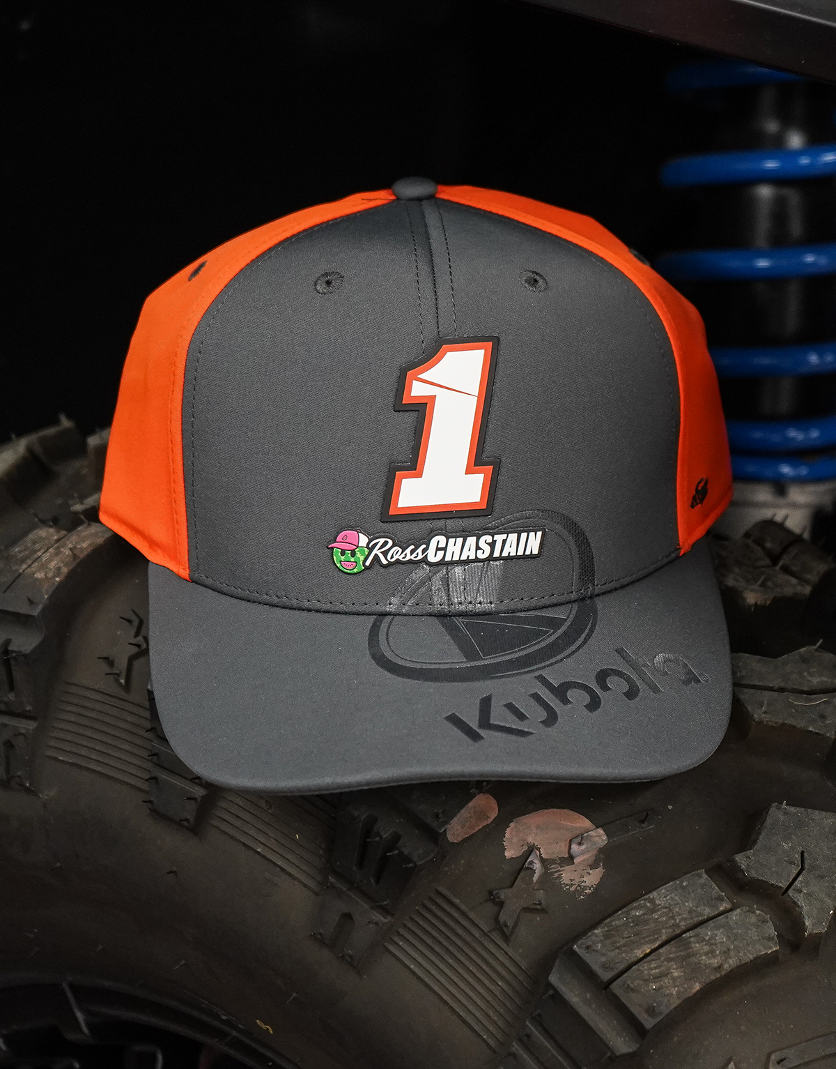 Ross Chastain #1 Kubota Debossed Logo Hat