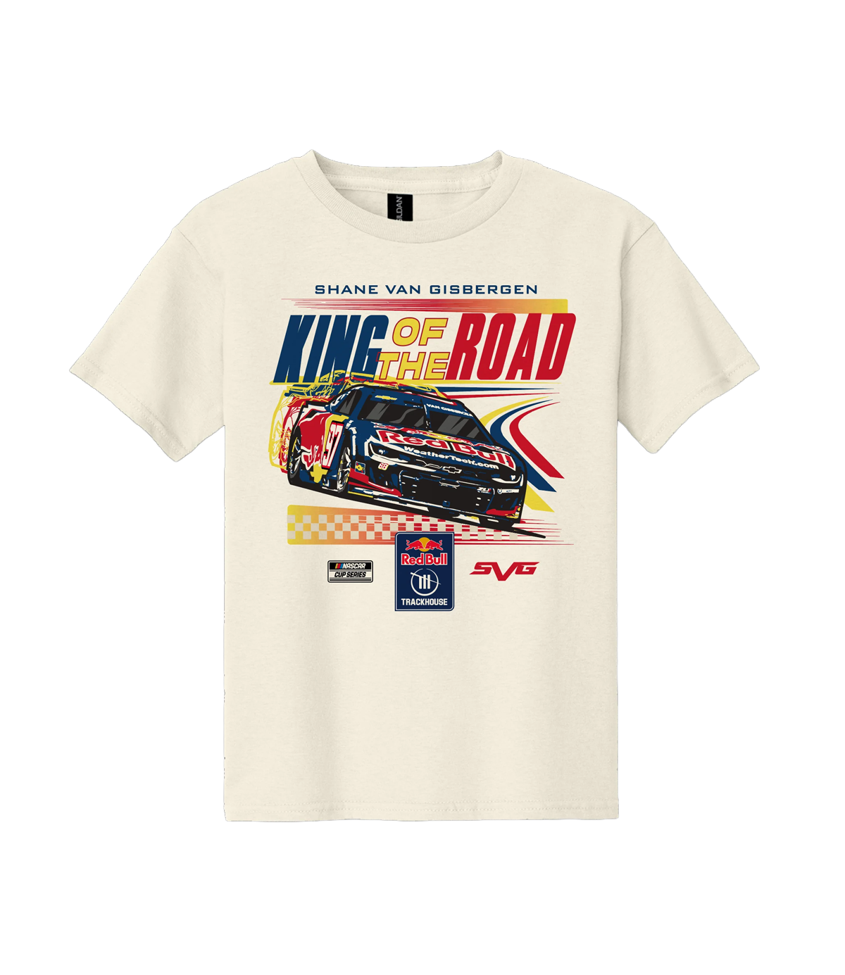 Shane van Gisbergen #97 Youth Red Bull "King of the Road" T-Shirt