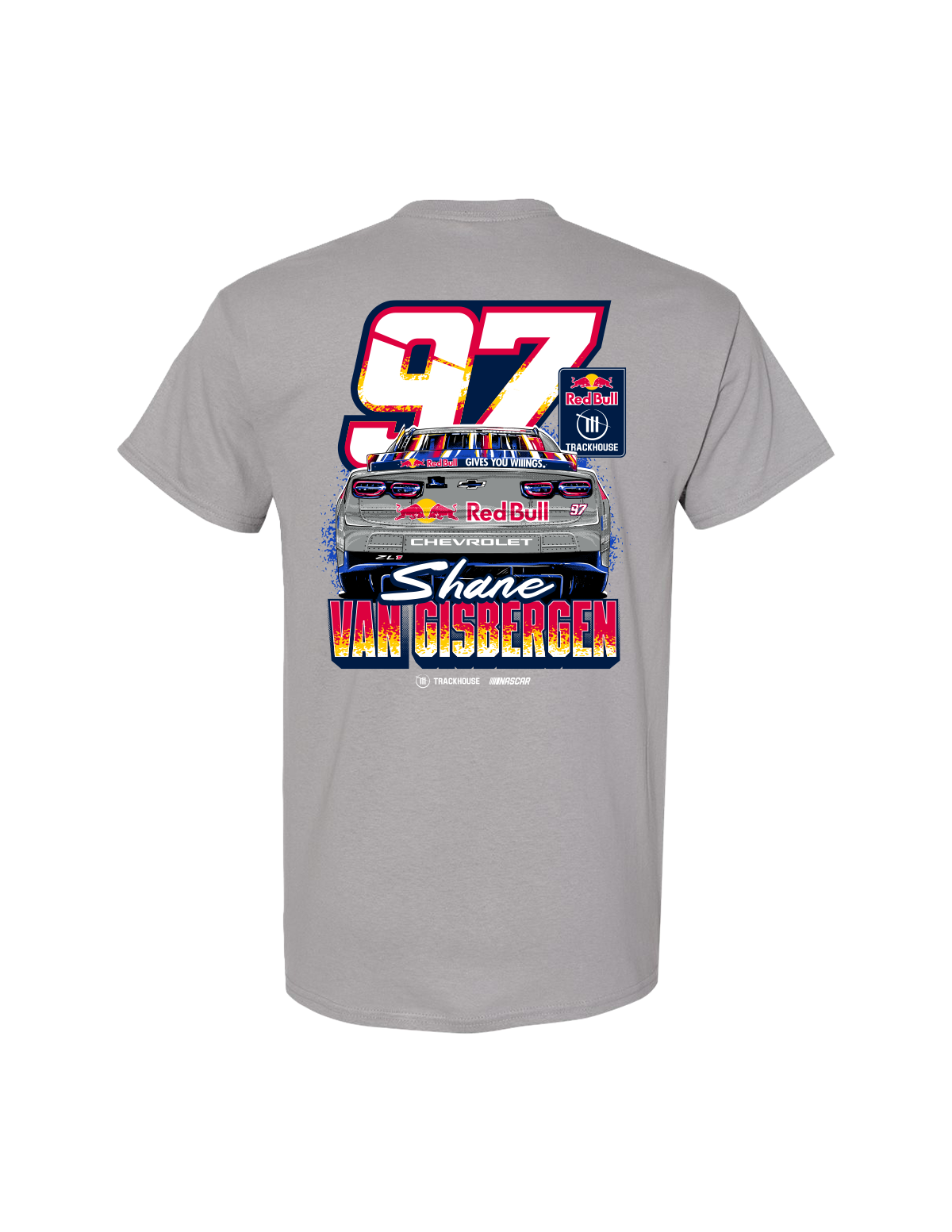 Shane van Gisbergen #97 San Diego Red Bull "Flying Kiwi" T-Shirt
