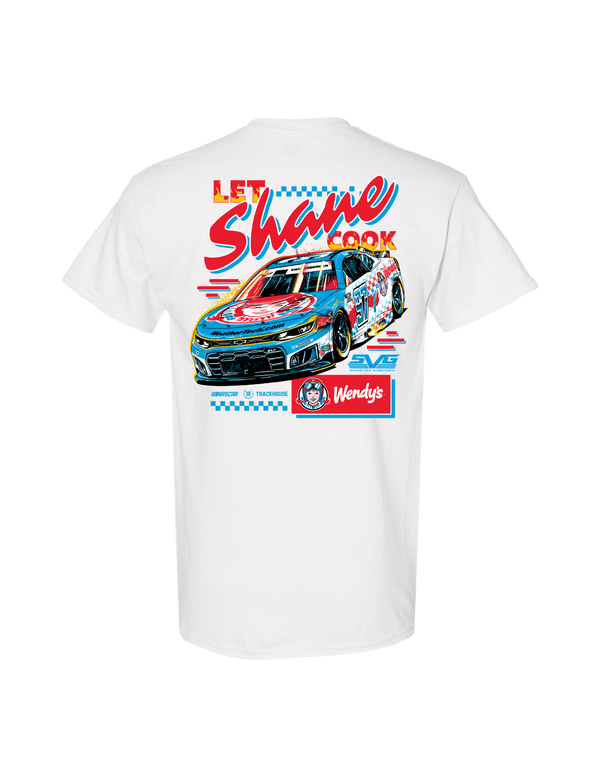 Shane van Gisbergen #97 2026 Wendy's "Let Shane Cook" T-Shirt