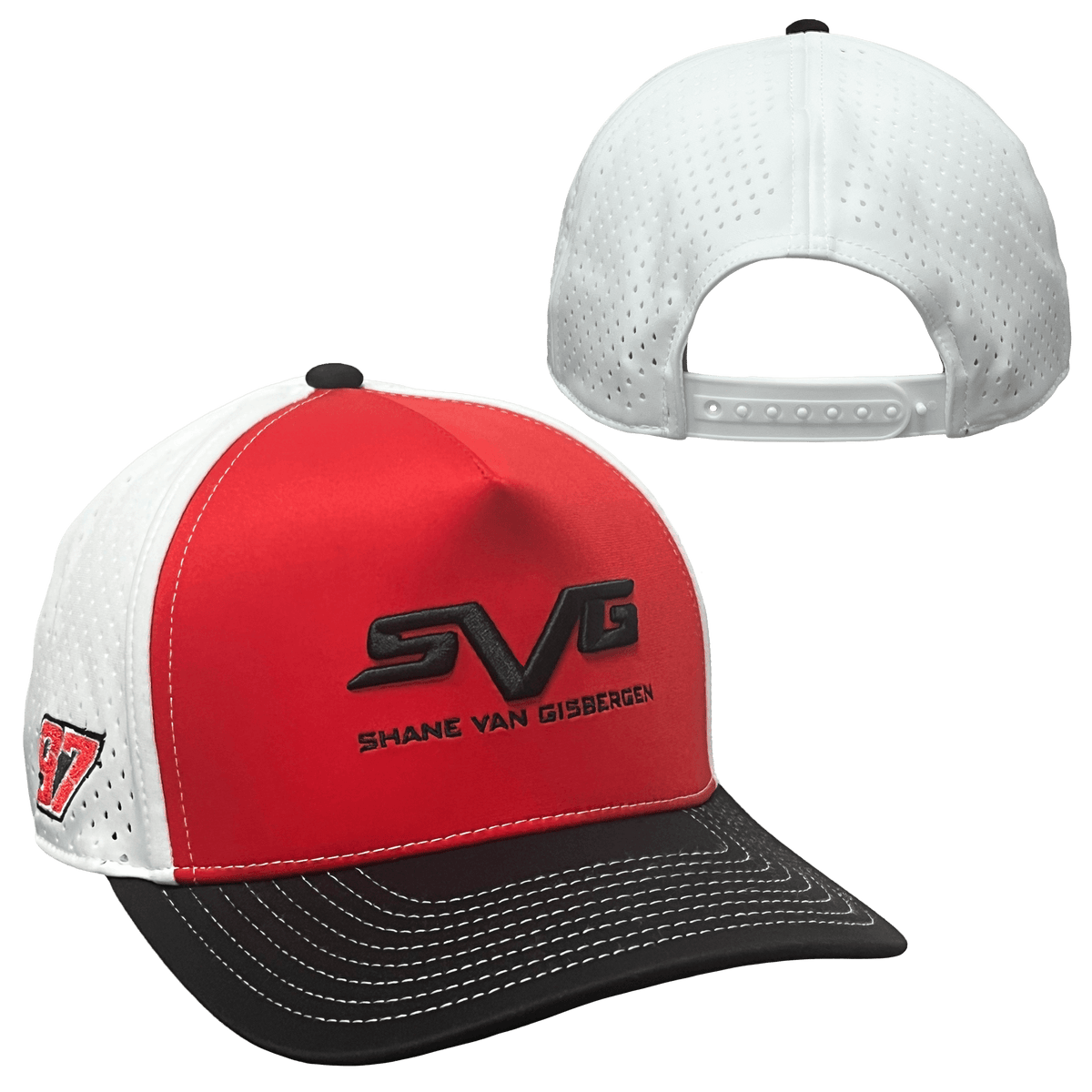 Shane Van Gisbergen #97 Trucker Snapback Red/Black