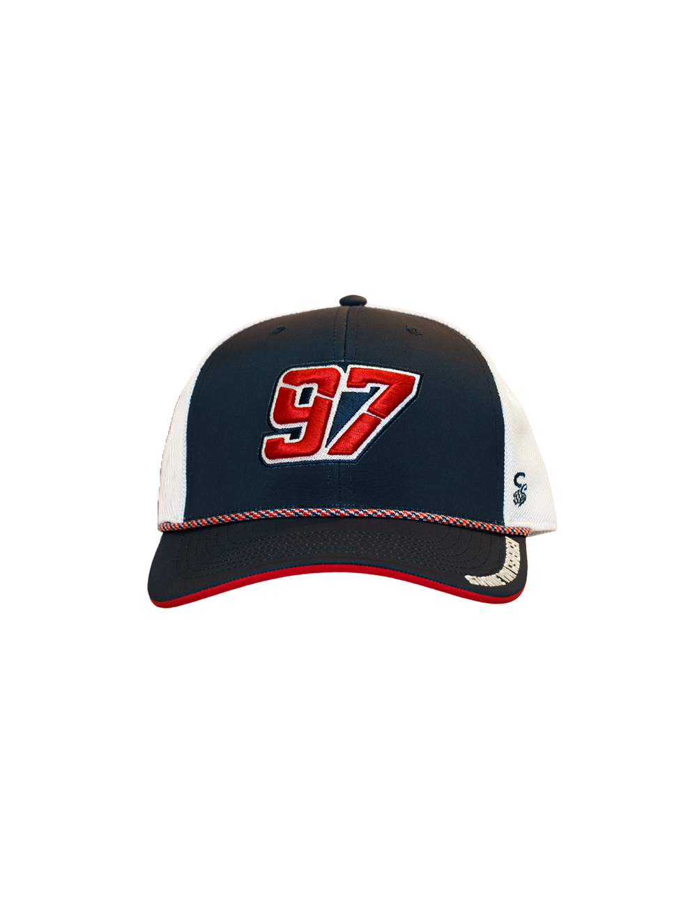 Shane van Gisbergen #97 Navy/White Mesh Snapback Hat – Trackhouse