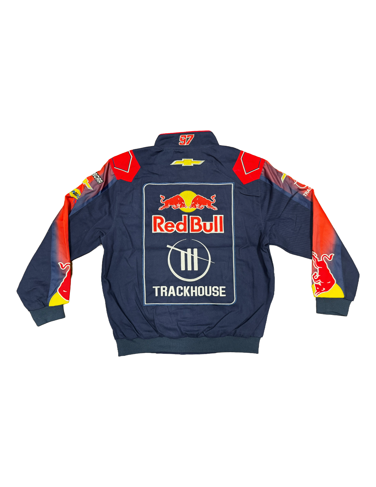 Shane van Gisbergen #97 Trackhouse x Red Bull Full-Snap Twill Racing Jacket