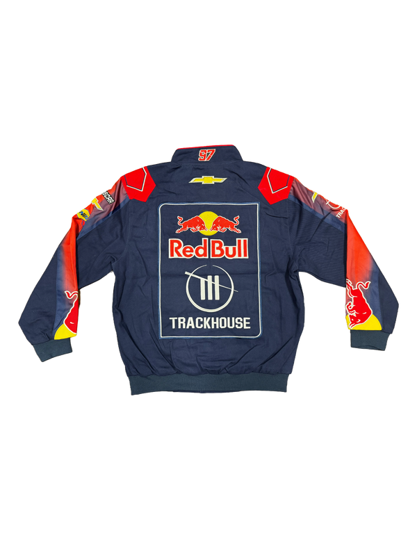 Shane van Gisbergen #97 Trackhouse x Red Bull Full-Snap Twill Racing Jacket