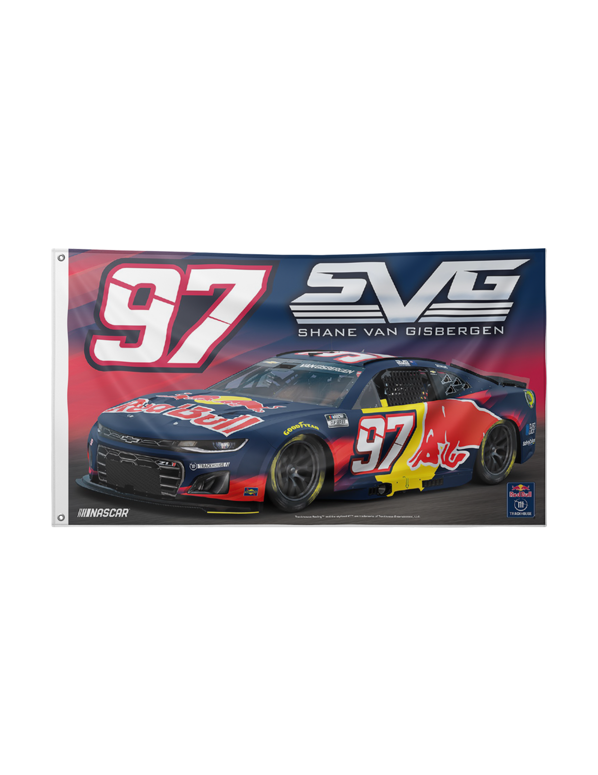 Shane van Gisbergen #97 2026 Red Bull 3'x5' Flag